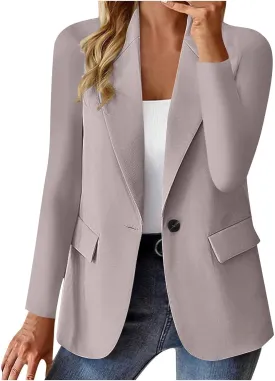 Blazers for Women 2025 Trendy Business Casual Jackets Open Front Cardigan Work Suit Summer Fashion Blazers