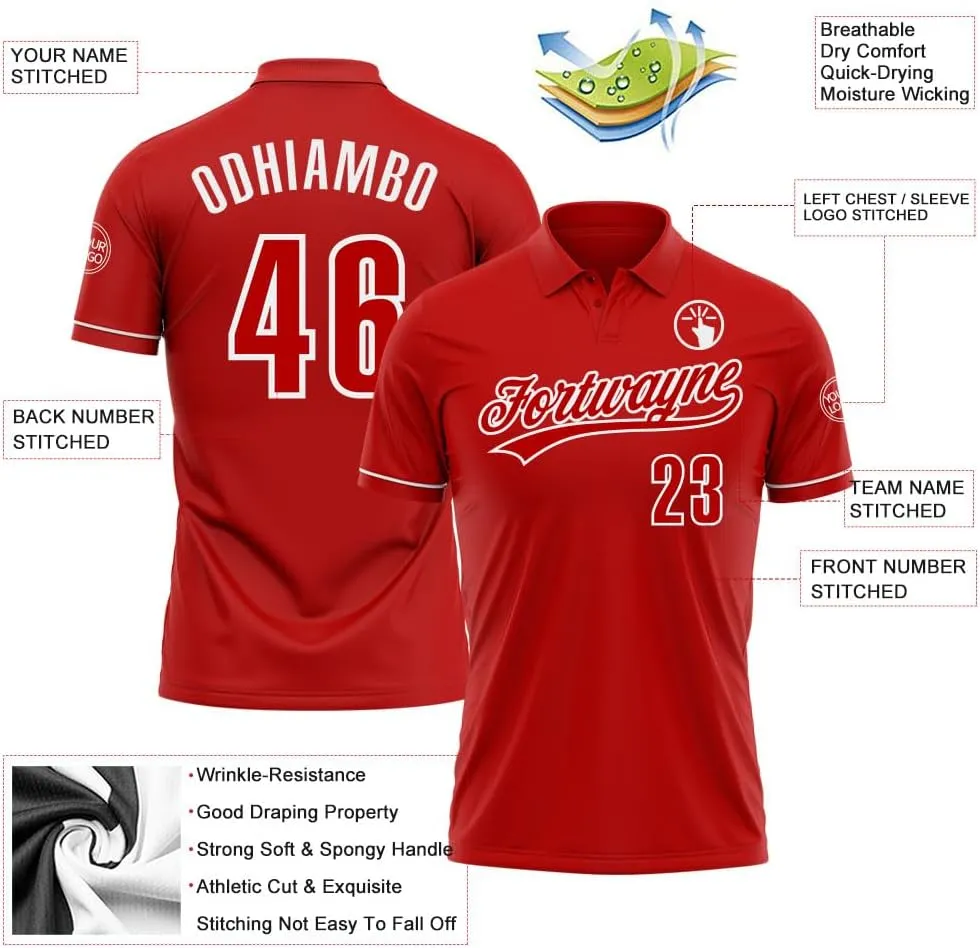 Custom Polo Shirts Personalized Bowling Golf Tennis Jerseys for Women Men Youth, Design Sports Team Uniform Printed