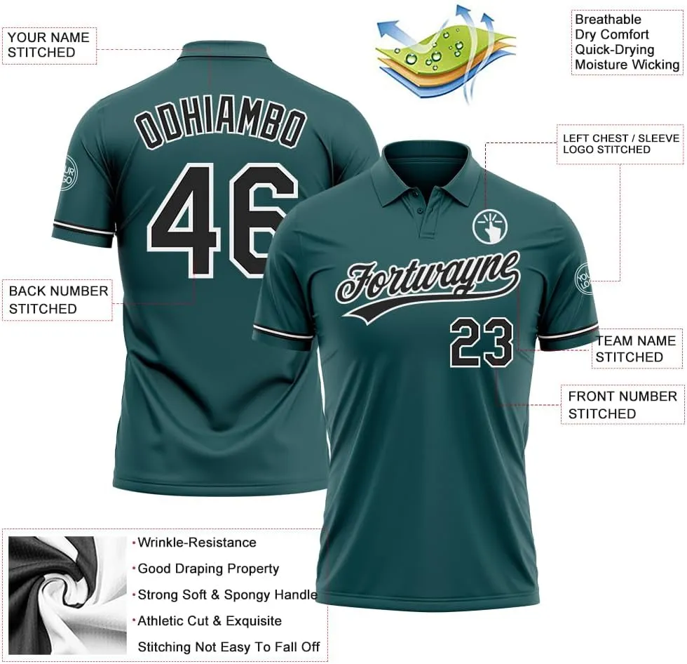 Custom Polo Shirts Personalized Bowling Golf Tennis Jerseys for Women Men Youth, Design Sports Team Uniform Printed