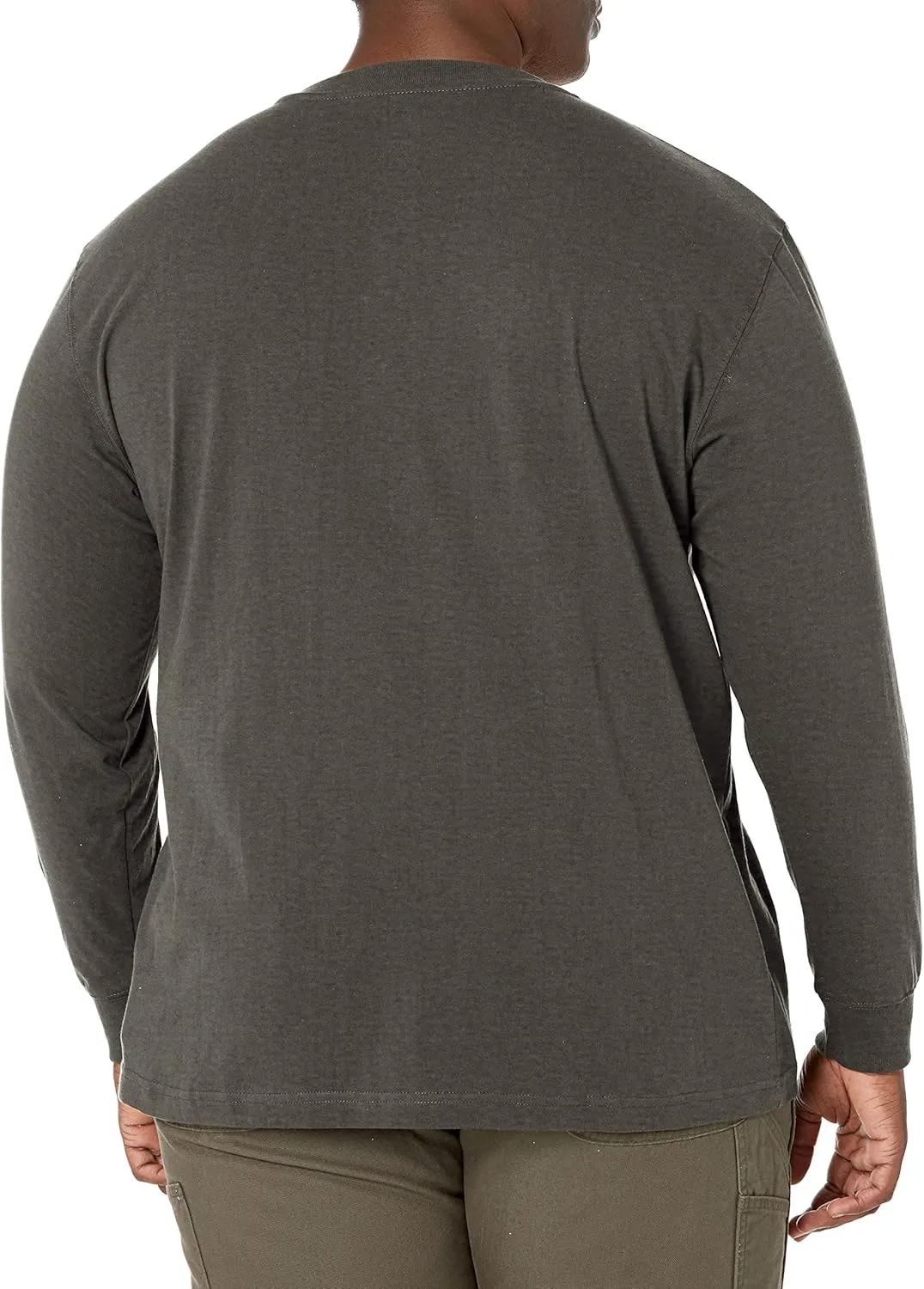 Dickies Men's Long Sleeve Heavyweight Henley