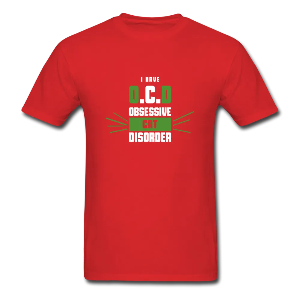 I Have O.C.D Obsessive Cat Disorder Men's T-Shirt