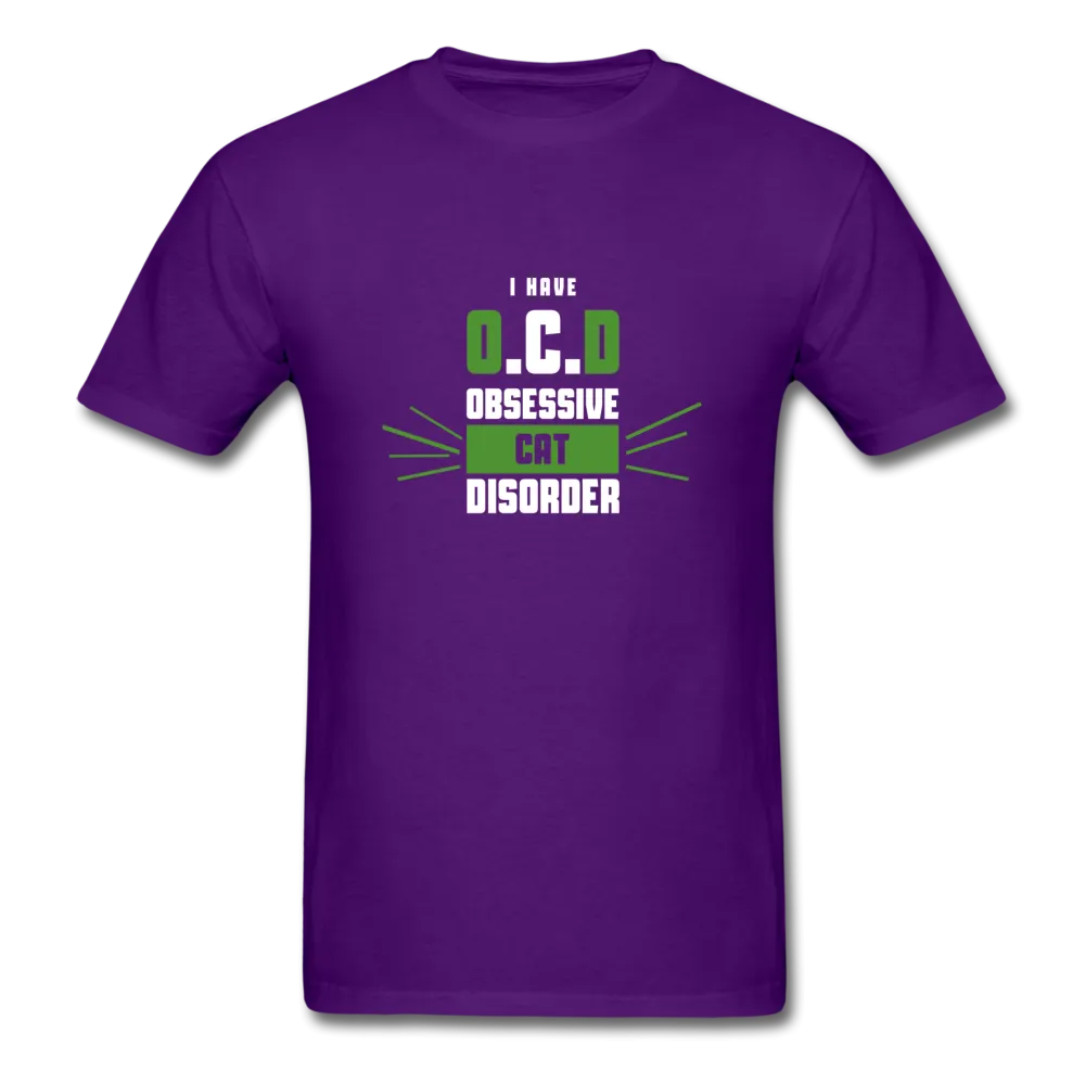 I Have O.C.D Obsessive Cat Disorder Men's T-Shirt