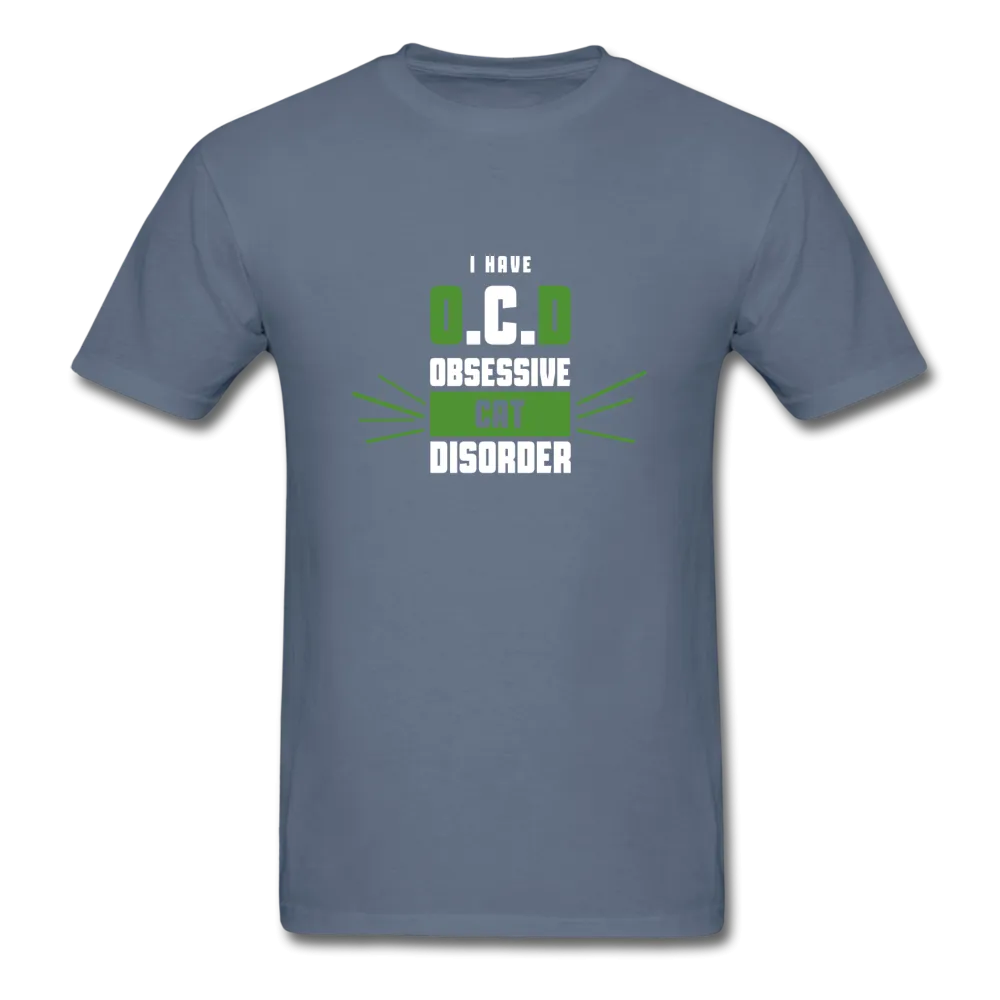 I Have O.C.D Obsessive Cat Disorder Men's T-Shirt
