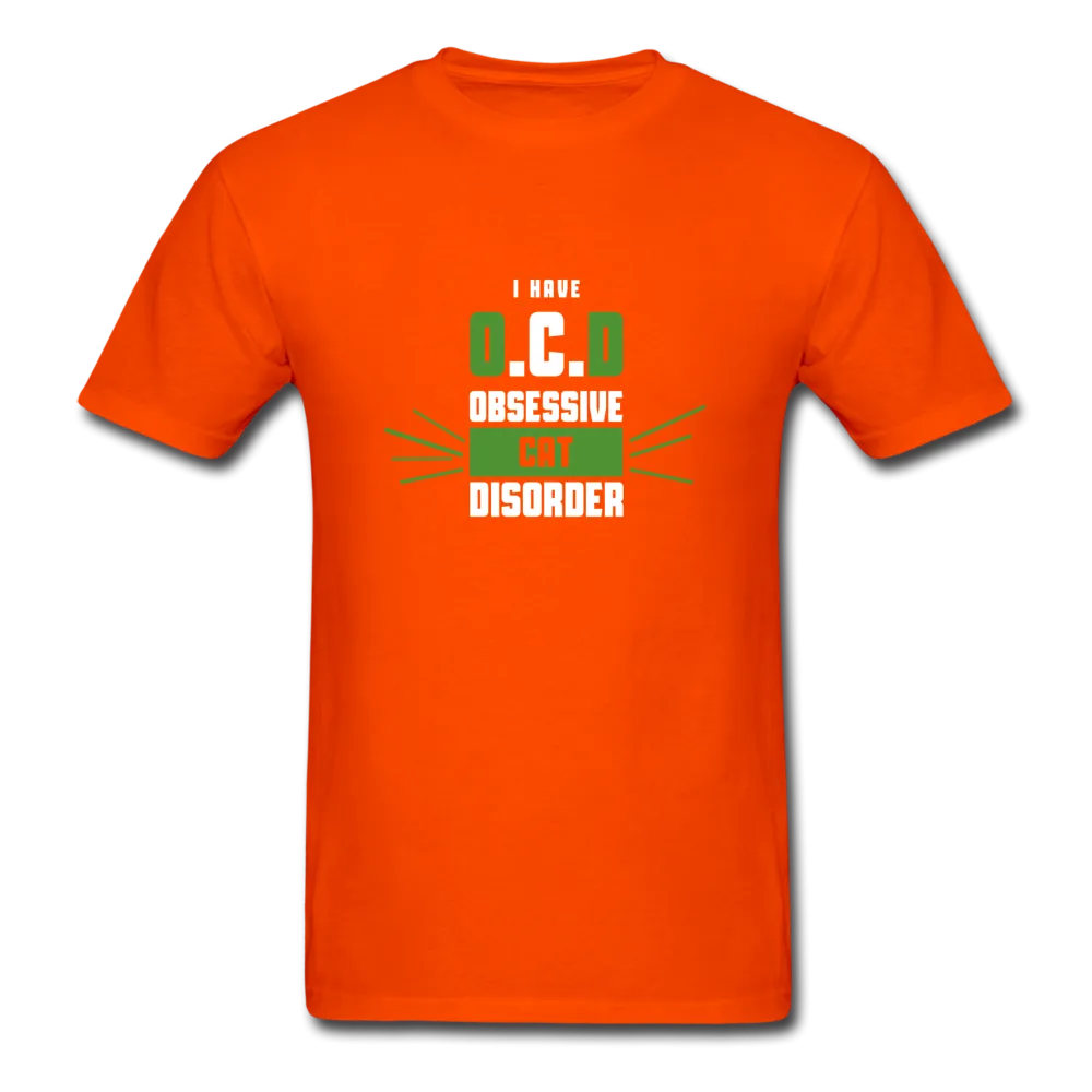 I Have O.C.D Obsessive Cat Disorder Men's T-Shirt