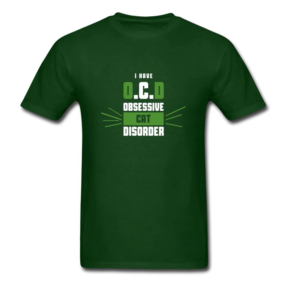 I Have O.C.D Obsessive Cat Disorder Men's T-Shirt