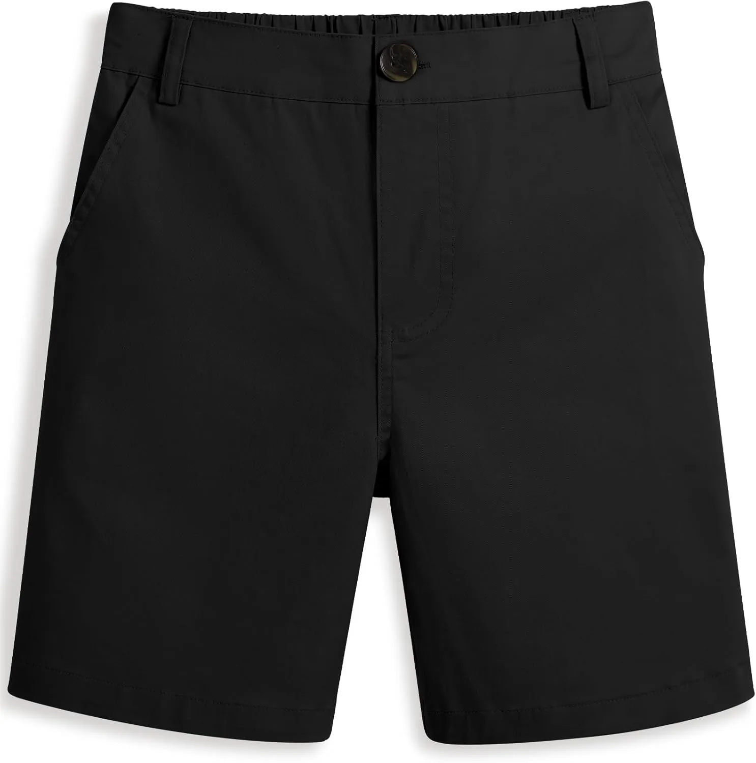 KEREDA Boys School Uniform Golf Shorts Pull On Preppy Shorts Kids Clothes with Pockets