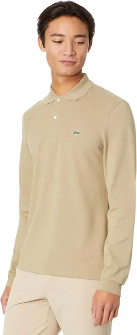 Lacoste Mens Classic Long Sleeve Pique Polo Shirt