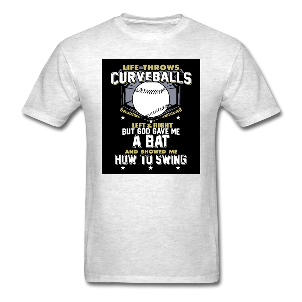 Life Throws Curve-balls Shirt Men's T-Shirt