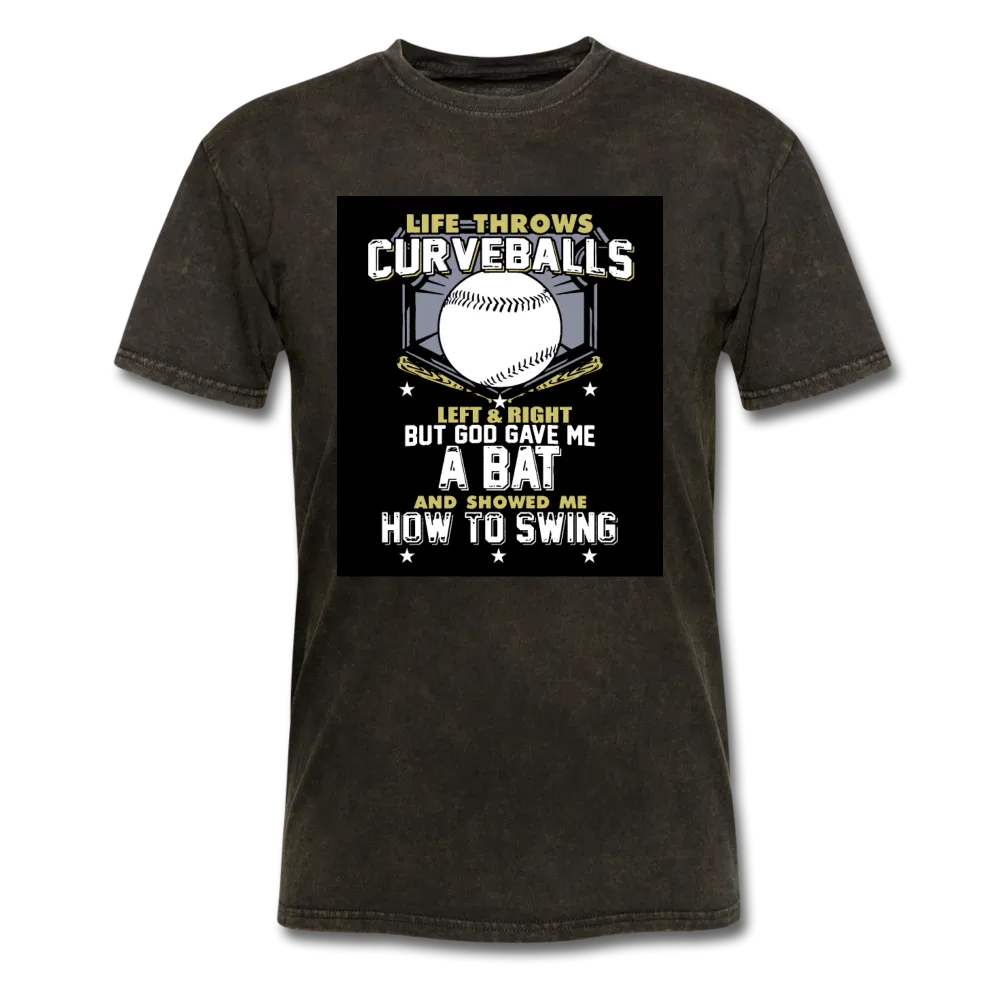 Life Throws Curve-balls Shirt Men's T-Shirt
