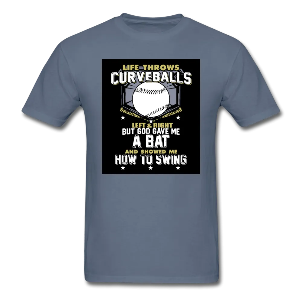 Life Throws Curve-balls Shirt Men's T-Shirt