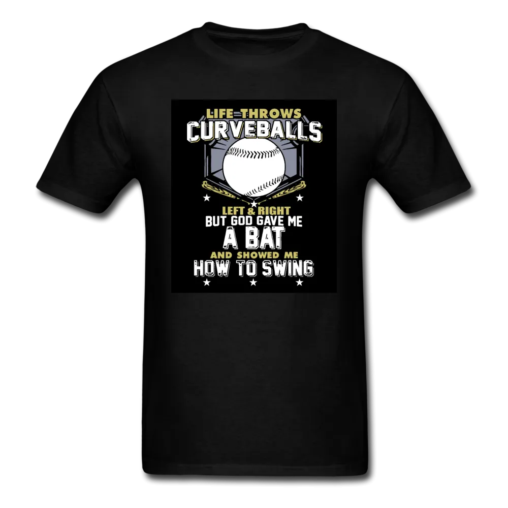 Life Throws Curve-balls Shirt Men's T-Shirt