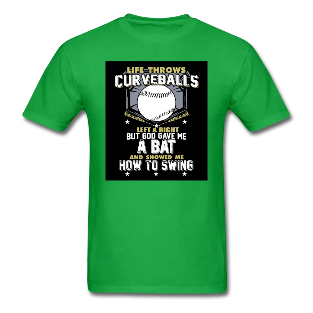 Life Throws Curve-balls Shirt Men's T-Shirt
