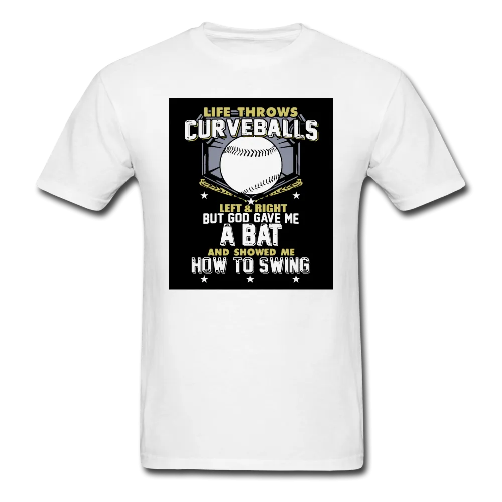 Life Throws Curve-balls Shirt Men's T-Shirt