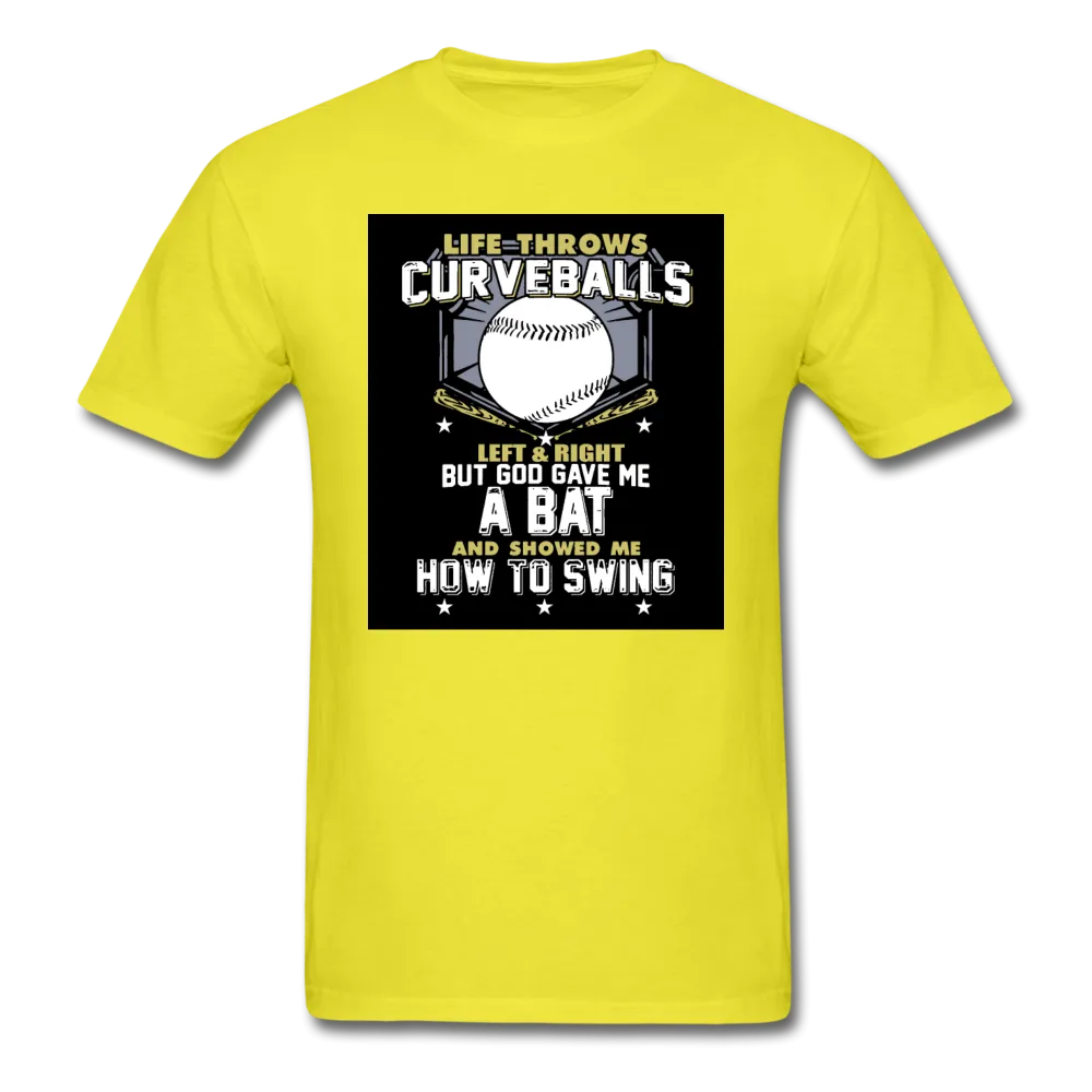 Life Throws Curve-balls Shirt Men's T-Shirt