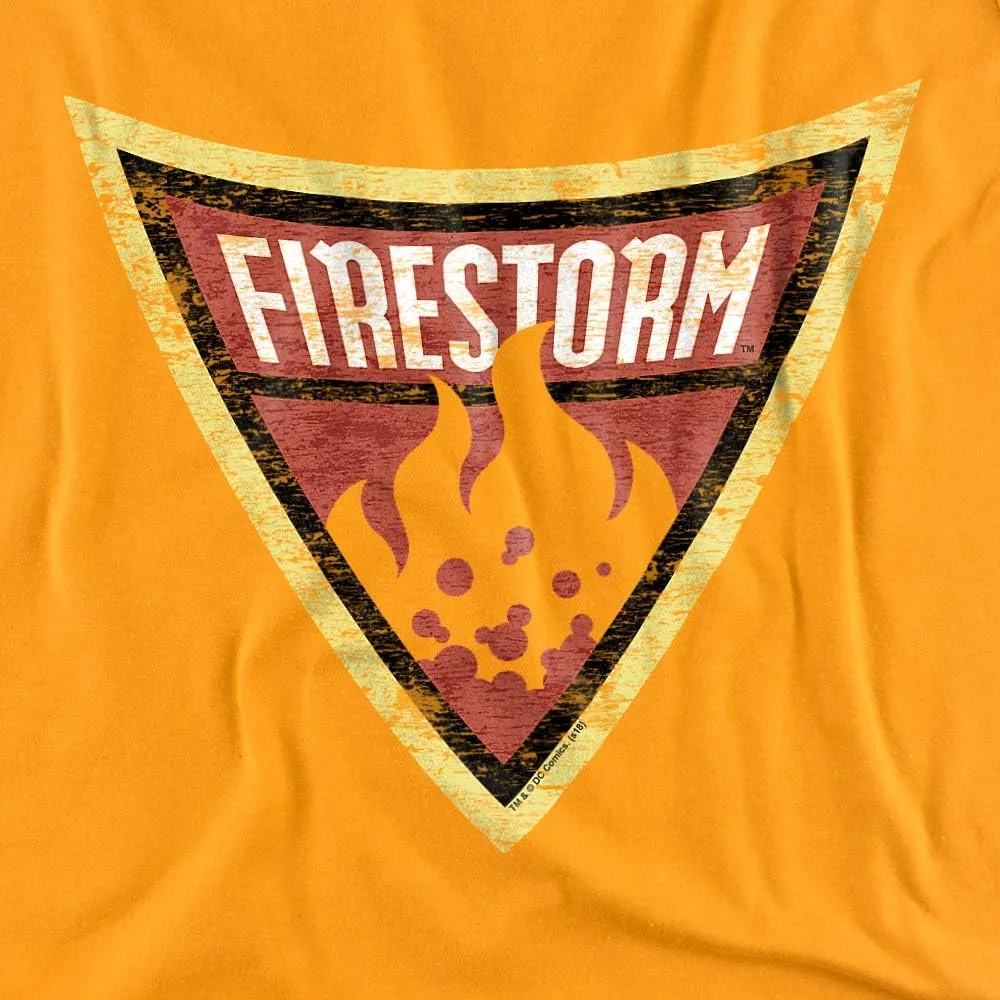 Popfunk Classic Batman: The Brave and The Bold Firestorm Shield T Shirt & Stickers