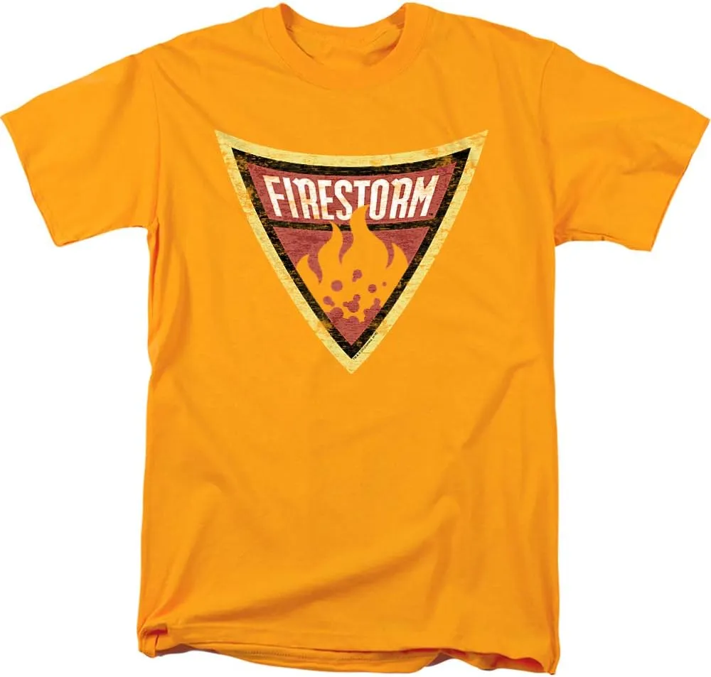 Popfunk Classic Batman: The Brave and The Bold Firestorm Shield T Shirt & Stickers