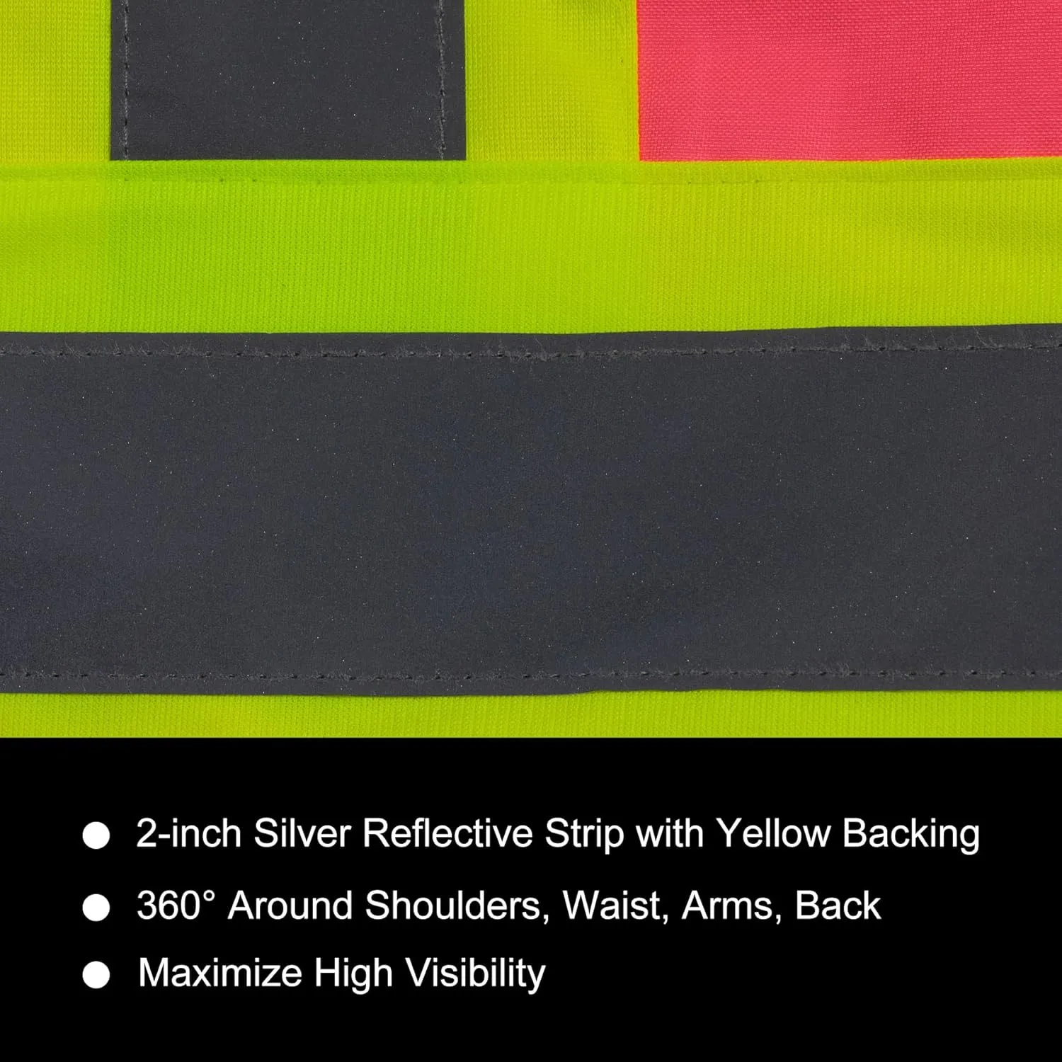 Safety Jackets for Women Reflective Hi Vis Winter Hoodie ANSI High Visibility Pink Construction Bomber Jacket