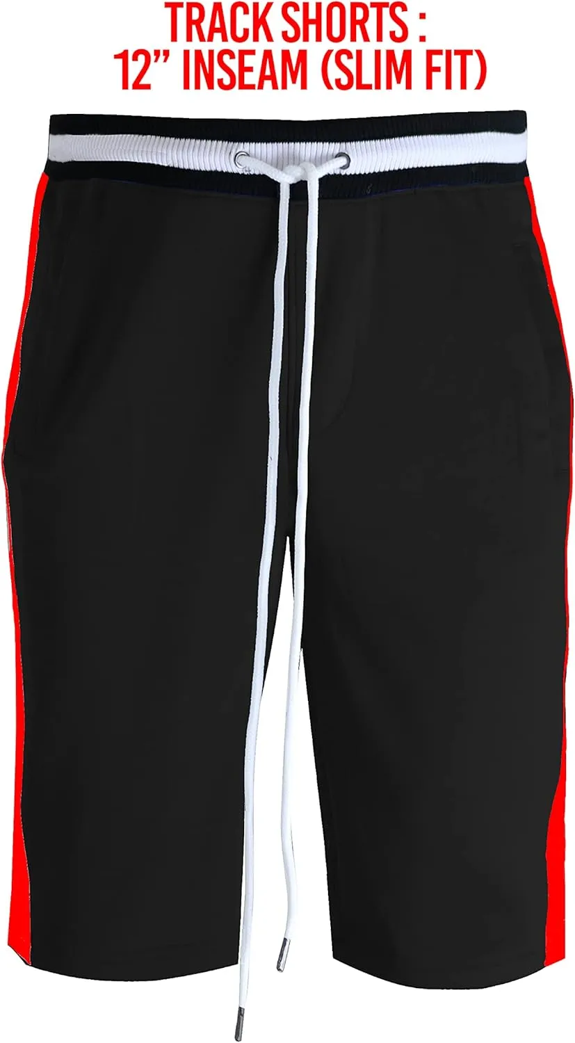 SCREENSHOT Men Athletic Sportswear Gym Fitness Active Workout Track Shorts