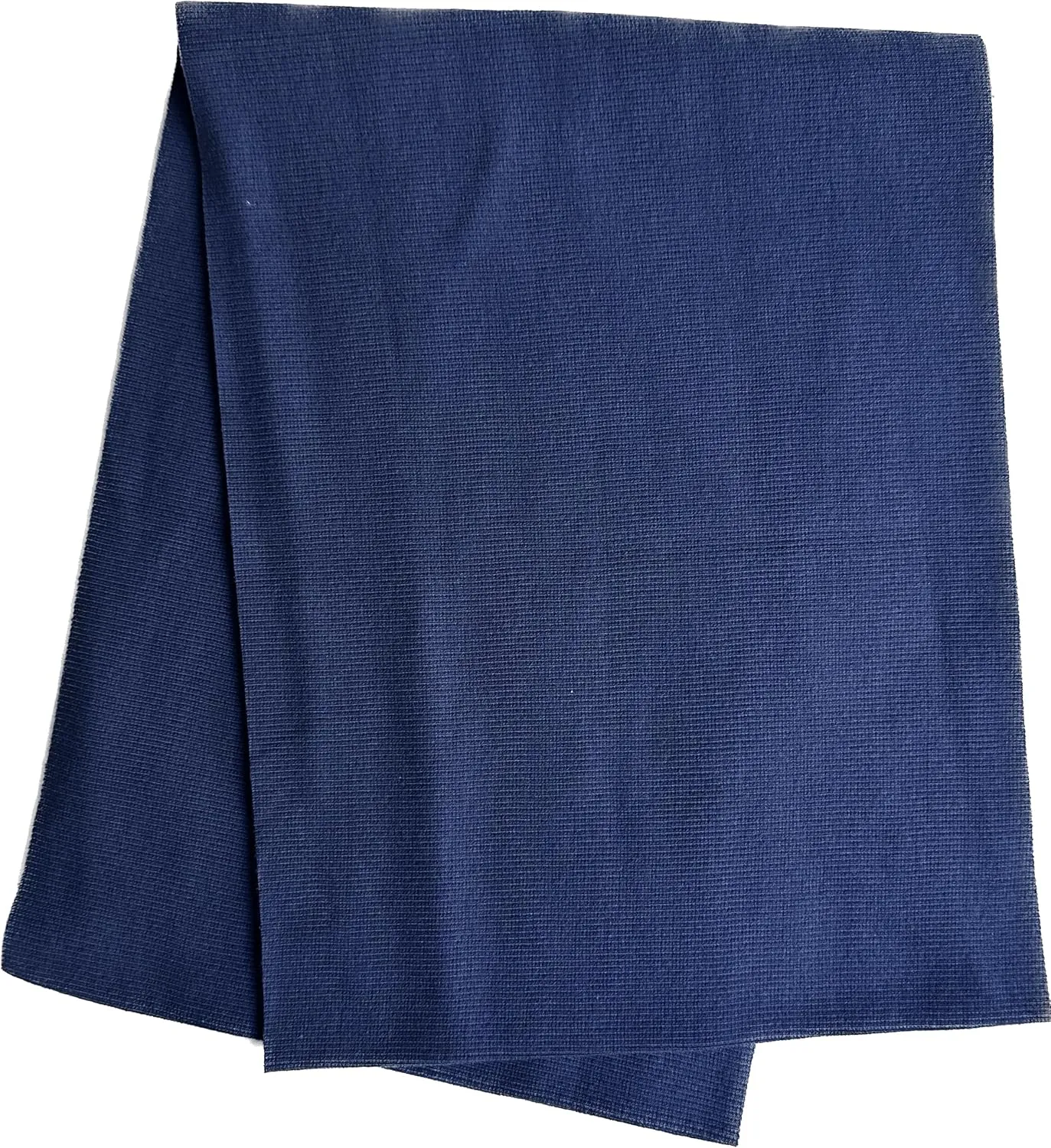 TinaKim Ribbed Cuff Leggings Fabric, Waistbands Neckline Jacket Hoodies Material (20" L x 43" W, 45 Dark Blue)