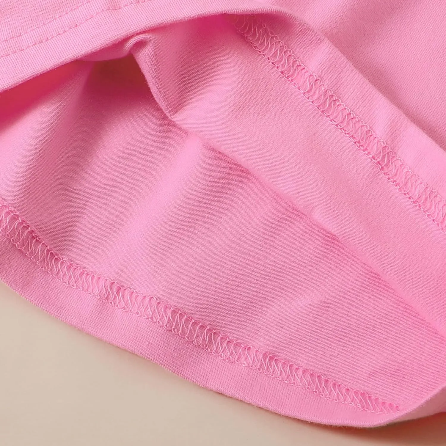 Toddler Baby Girl Solid Color T Shirt Kids Blouse Basic Plain Ruffle Top Cotton Casual Clothes
