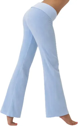 VLR300GD Velour Garment Dye Yoga Legging Soft Flattering Cotton-Spandex USA Made