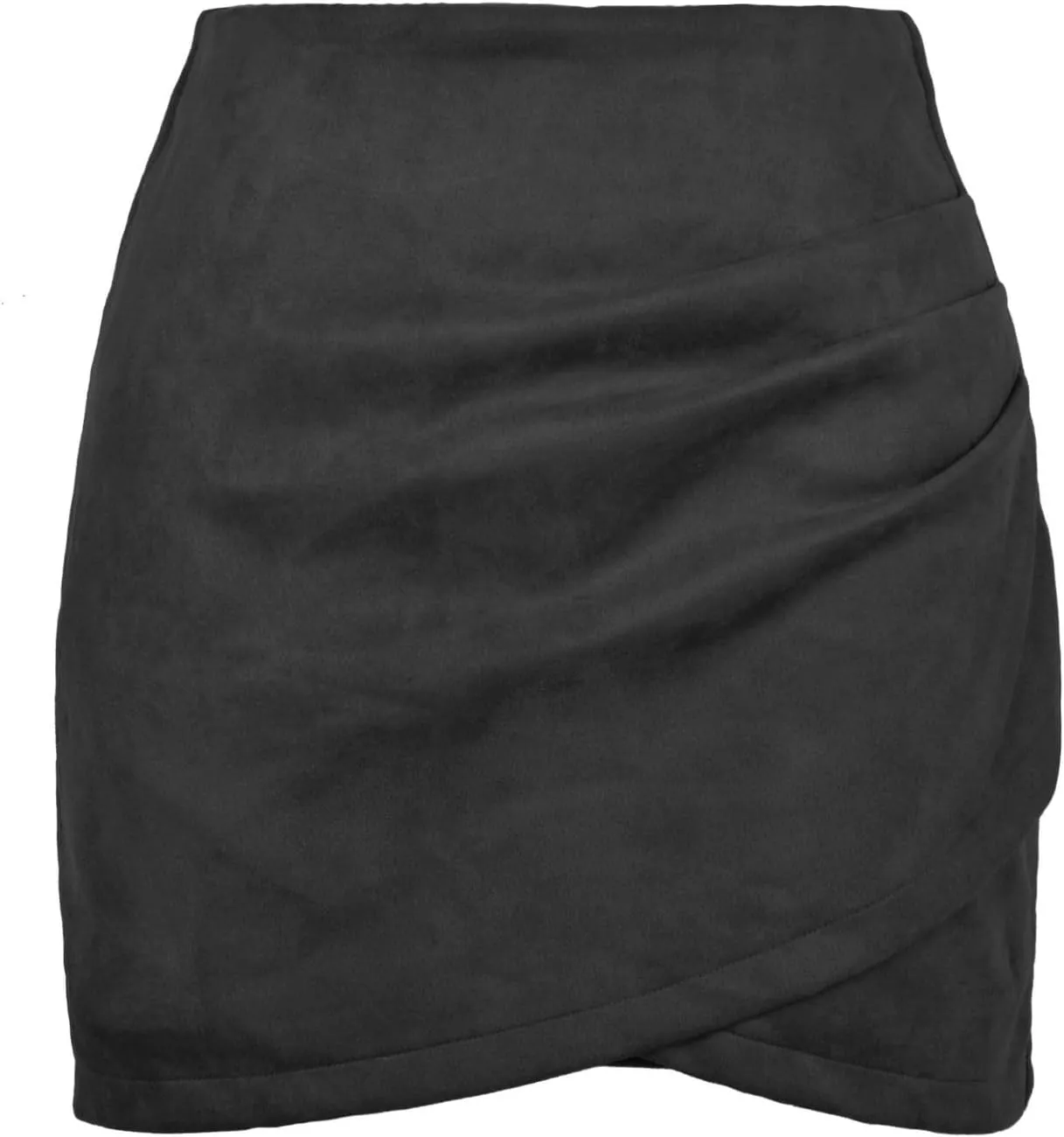 Women's Mini Skirt High Waisted Winter Fitted Party Casual Fashion Zip Up Short Spandex Spring Pleated